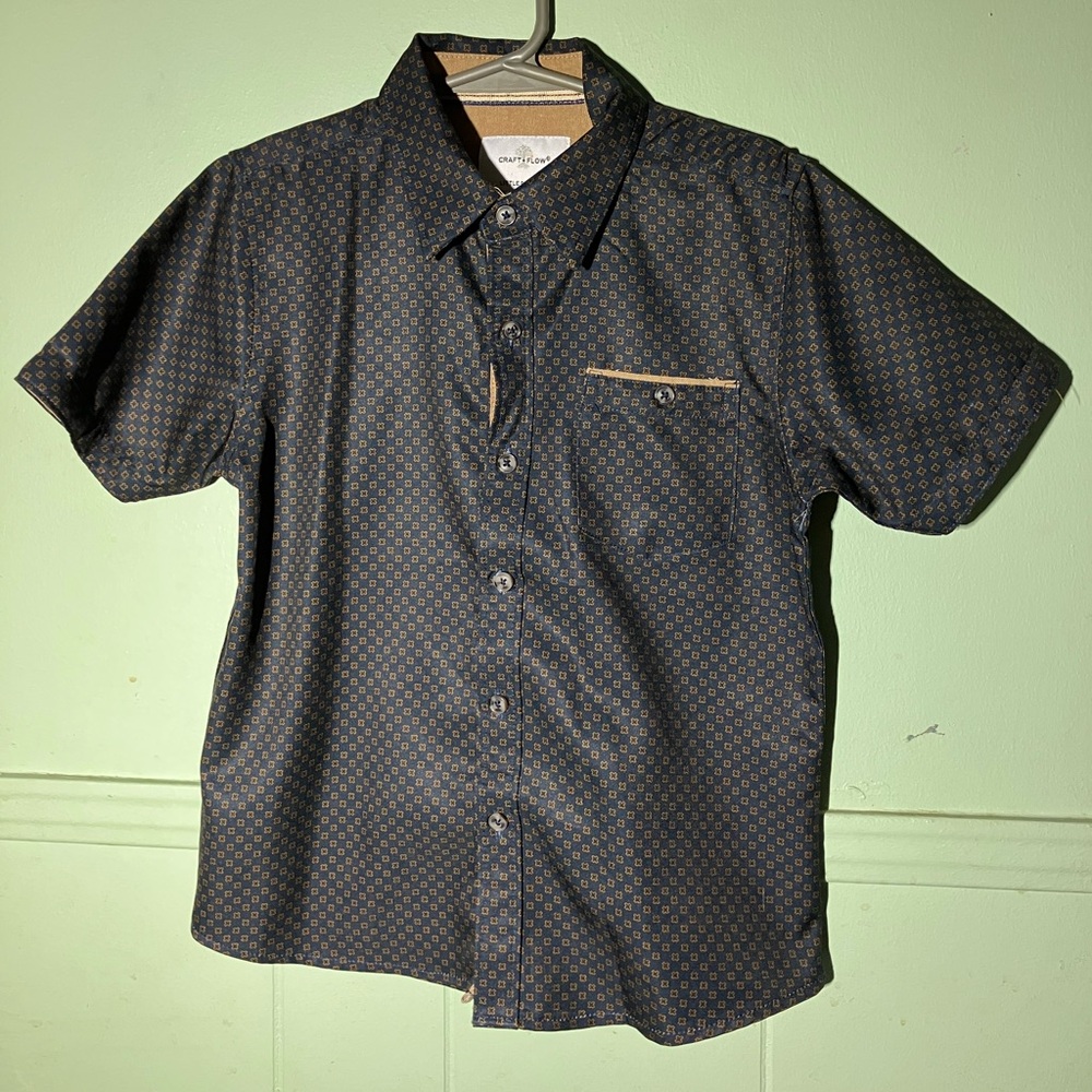 CRAFT + FLOW Boys 5M Button Down Tee